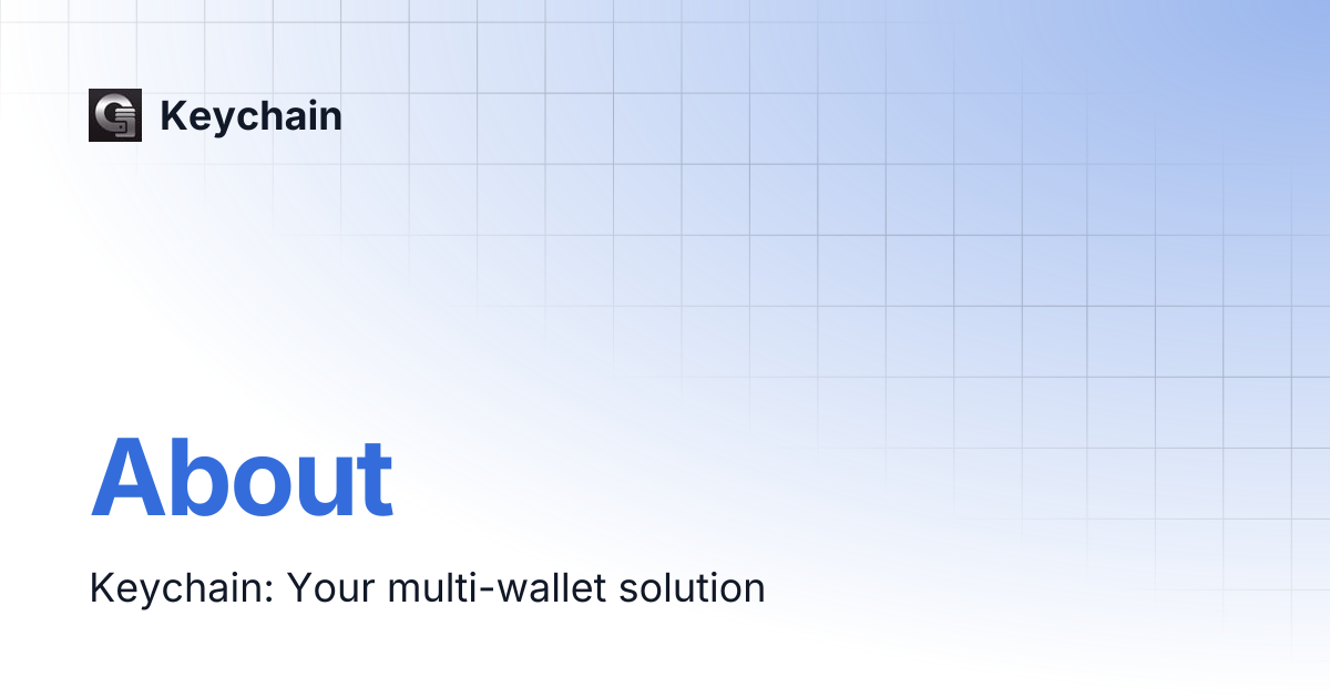 About | Keychain